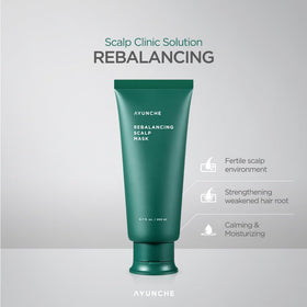 AYUNCHE mask scoop on palm demonstrating lightweight dose and control
