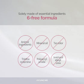 AYUNCHE jar next to a 200ml scale, clarifies size and travel-friendly benefit