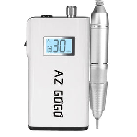 AZ GOGO handpiece in use during manicure demonstrating smooth high-speed performance benefit
