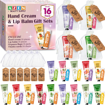AZEN front packaging showing full 16-set bulk gift assortment and neat presentation