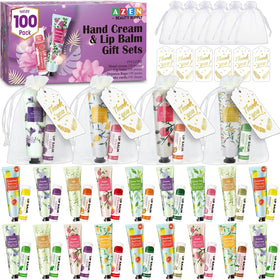 AZEN front packaging showing full 100-set bulk favor kit, easy event gifting