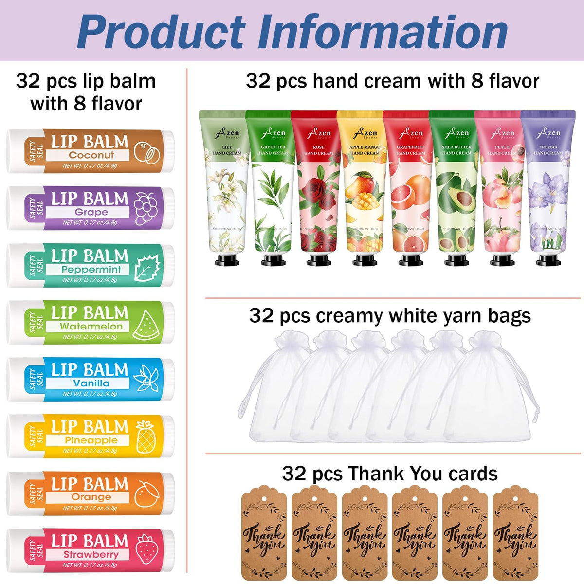 AZEN hand cream close-up tubes highlighting labels and moisturizing appeal