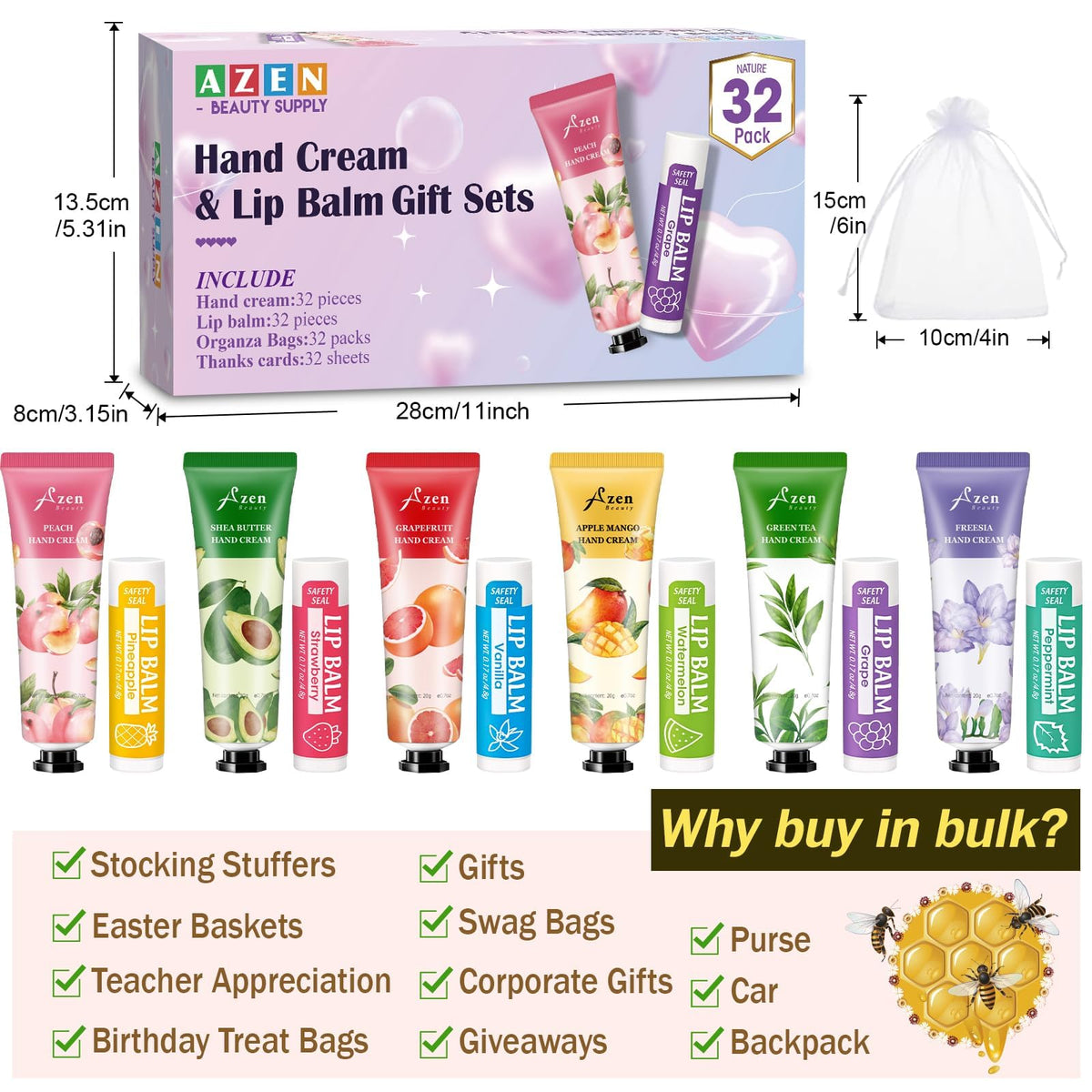 AZEN lip balm open twist detail showing product finish and quick application
