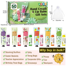 AZEN size comparison with hand cream beside a phone showing portable benefit