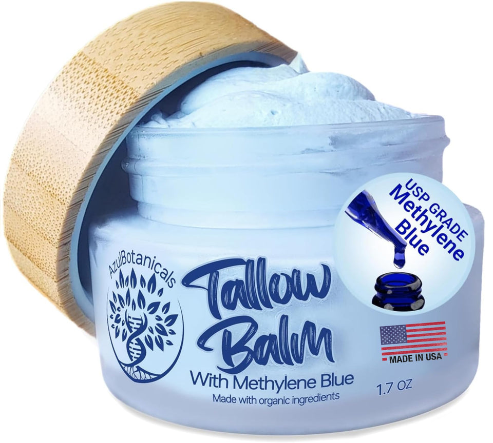 AzulBotanicals jar front view showing product and simple packaging benefits