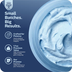 AzulBotanicals label close-up displaying methylene blue percentage and clean, small-batch branding