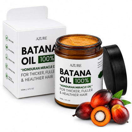 AZURE Batana jar front view showing packaging and brand clarity