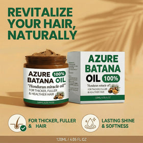 Azure Batana scalp massage shot illustrating brand calming dry scalp and reducing flakes