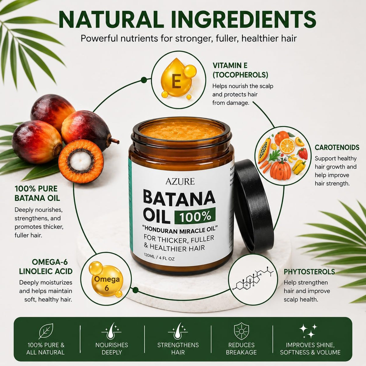 AZURE Batana texture close-up revealing rich paste and moisturizing benefit