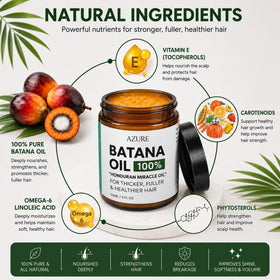 AZURE Batana texture close-up revealing rich paste and moisturizing benefit