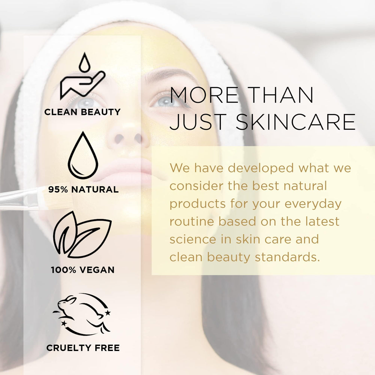 Azure Cosmetics product and ingredient bottles arranged to show key actives