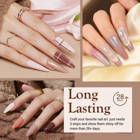 AZUREBEAUTY 20 neutral color array demonstrating shade variety and mixability