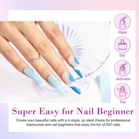AZUREBEAUTY accessory layout including files buffers and cuticle tools for convenience
