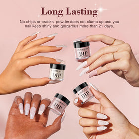 AZUREBEAUTY base and top coat bottles demonstrating adhesion and shine