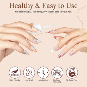 AzureBeauty brush detail showing bristles and brush saver for precise, mess-free application