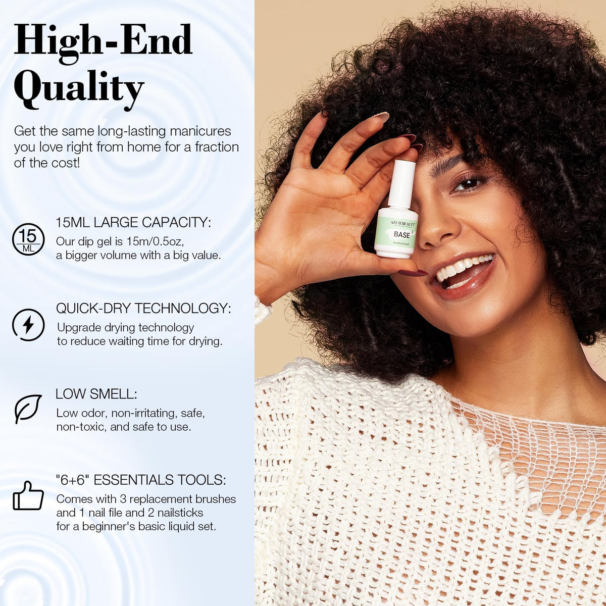 AZUREBEAUTY brush saver detail highlighting clean brushes and prolonged brush life advantage
