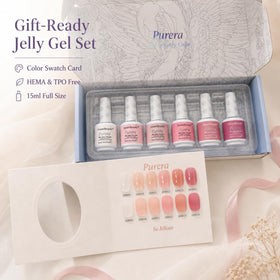 AZUREBEAUTY color-matched bottles lined up making shade selection faster and easier