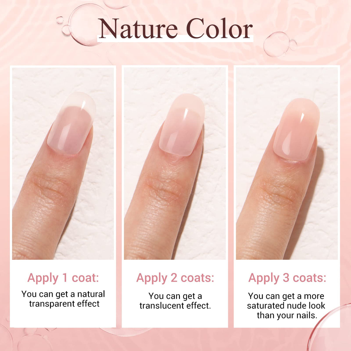 AzureBeauty color swatch sticks demonstrating eight buildable shades for accurate selection