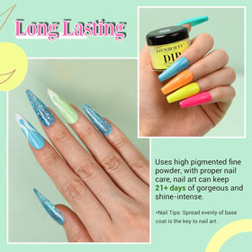 AzureBeauty dip tray with nail sticks illustrating tidy reuse and color testing benefits