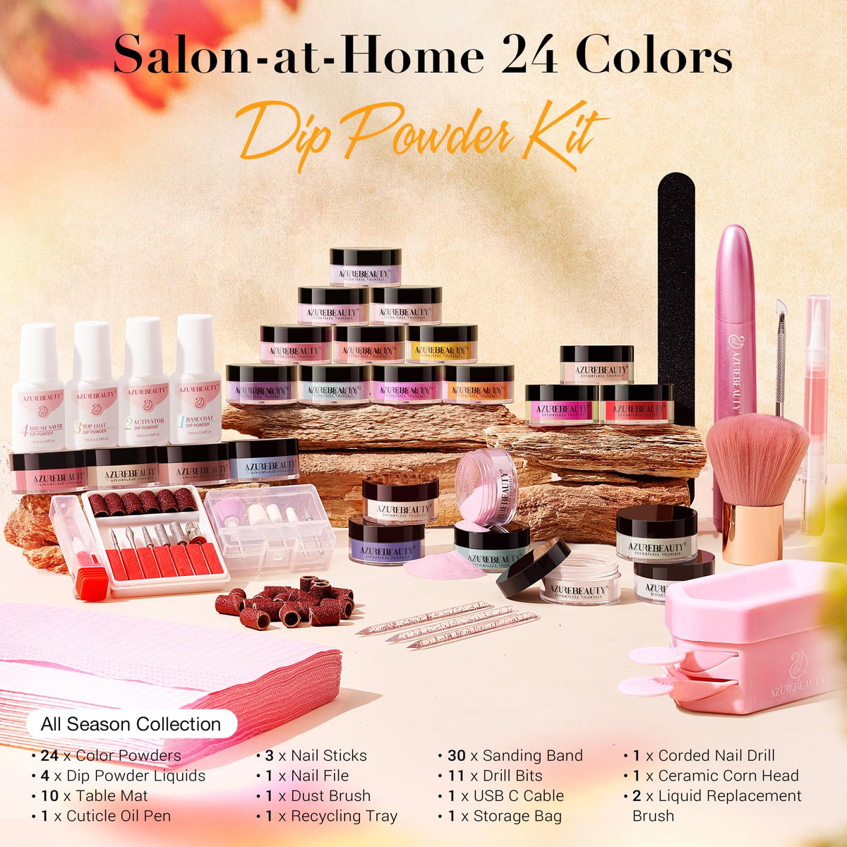 AzureBeauty finished nails lifestyle shot showcasing glossy long-lasting finish