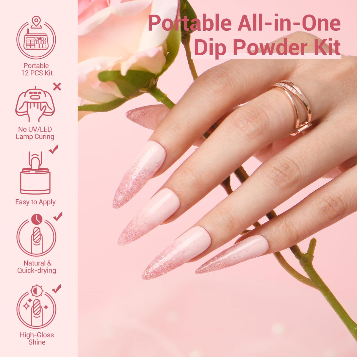 AZUREBEAUTY demonstrated French tip manicure highlighting neat salon finish