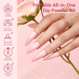AZUREBEAUTY demonstrated French tip manicure highlighting neat salon finish
