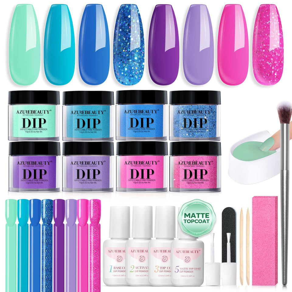 AZUREBEAUTY front packaging of full starter kit showing included items and benefits