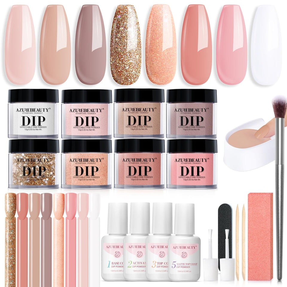 azurebeauty front packaging showing full starter kit and included tools