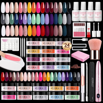 AZUREBEAUTY front packaging showing kit contents and portability benefits