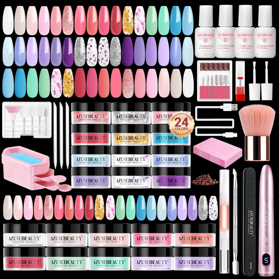 AZUREBEAUTY front packaging showing full kit contents for easy setup