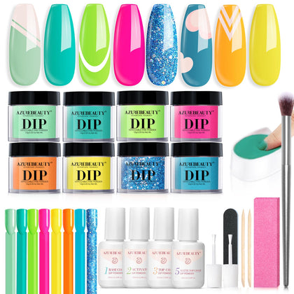 AzureBeauty front packaging showing kit contents and summer colors for easy gifting