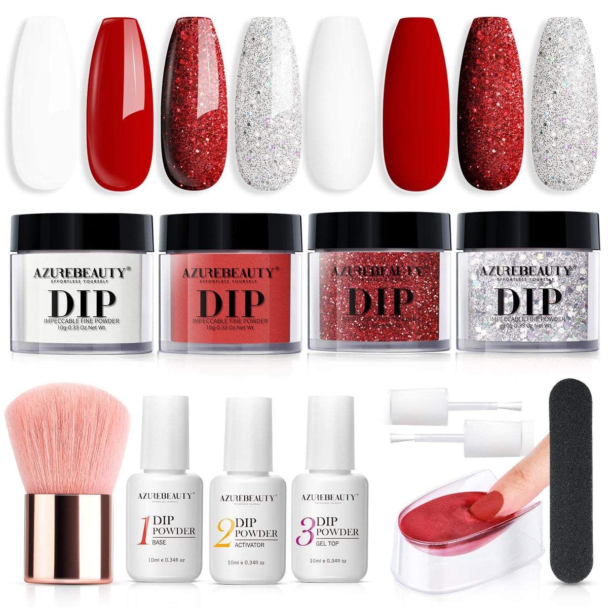 AZUREBEAUTY front packaging showing full kit and benefits
