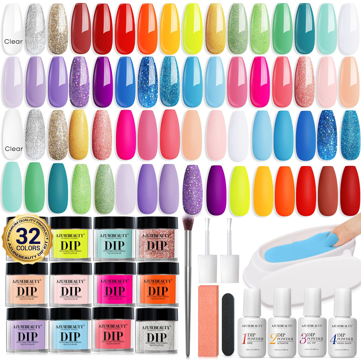 AZUREBEAUTY front packaging showing full 42-piece kit benefits