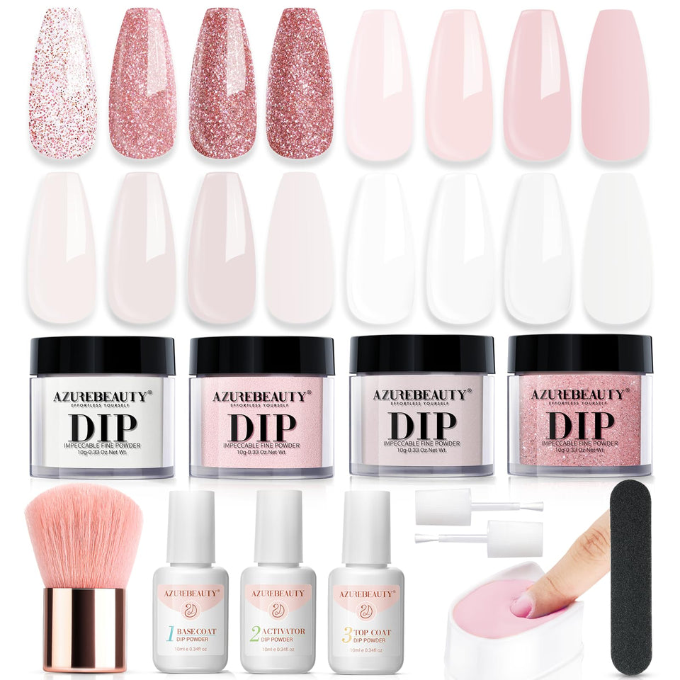 AZUREBEAUTY front packaging showing full kit contents and handy starter layout