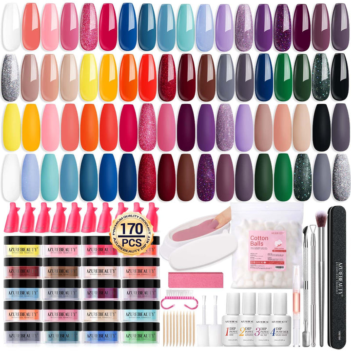 AZUREBEAUTY front packaging showing complete 170-piece kit and benefits