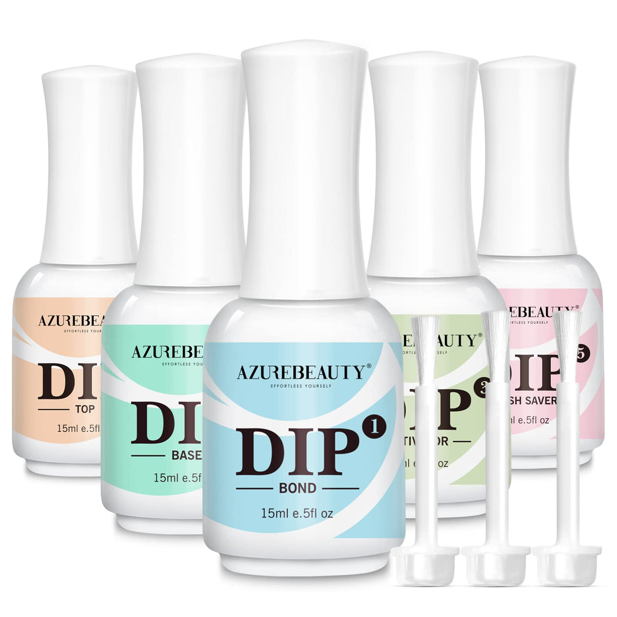 azurebeauty front packaging showing full 5-piece set and convenience