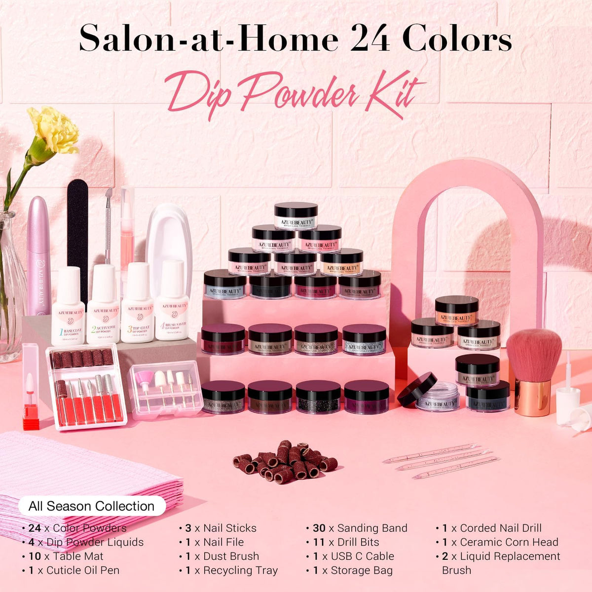 AzureBeauty person using kit at home demonstrating easy salon-quality results