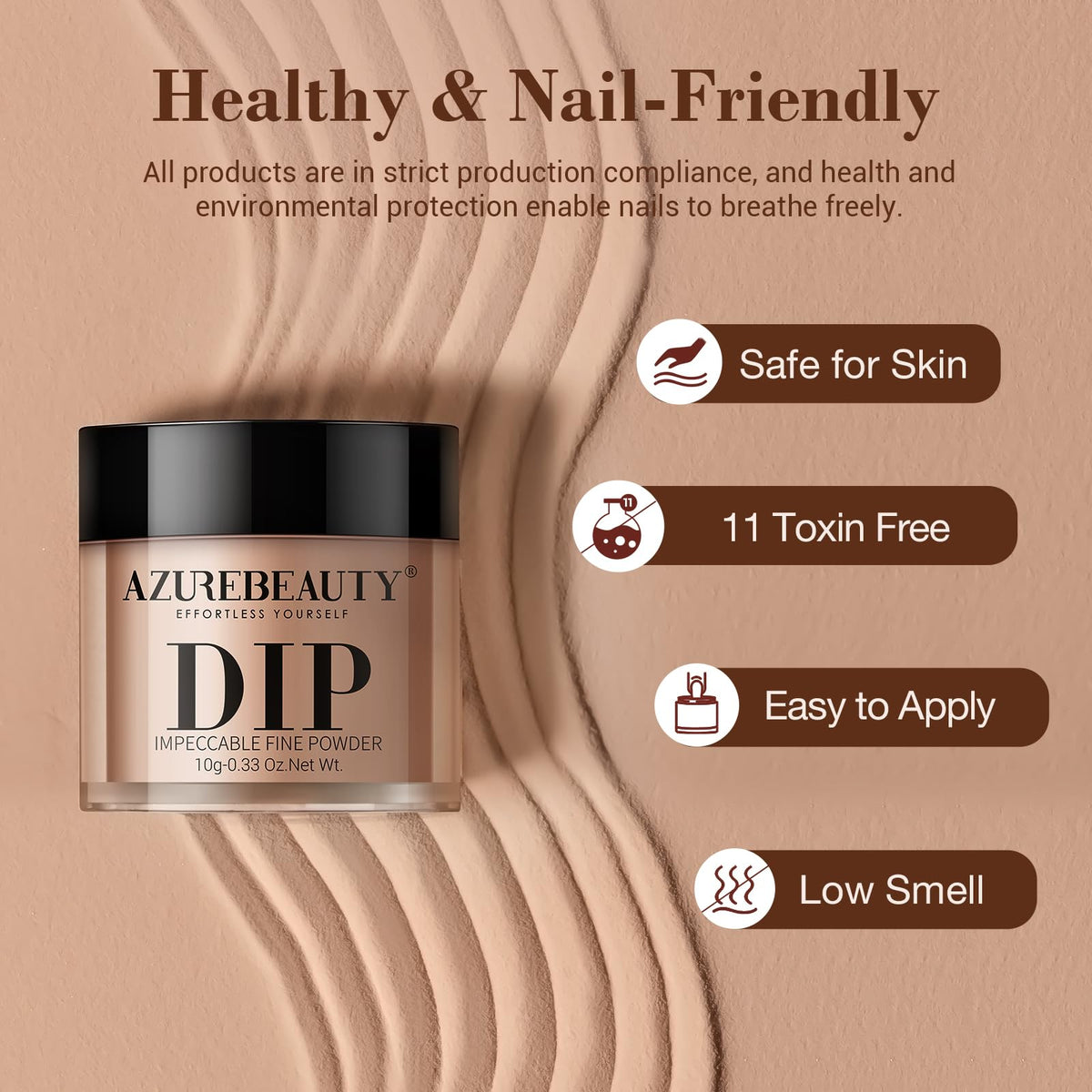 AZUREBEAUTY lifestyle cozy fall manicure scene showing wearable seasonal colors