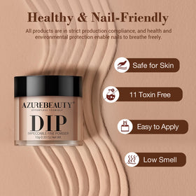 AZUREBEAUTY lifestyle cozy fall manicure scene showing wearable seasonal colors