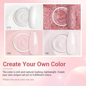 AZUREBEAUTY base activator and topcoat bottles displayed with clear labeling benefit