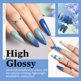 AZUREBEAUTY base activator topcoat and brush set offering fast application