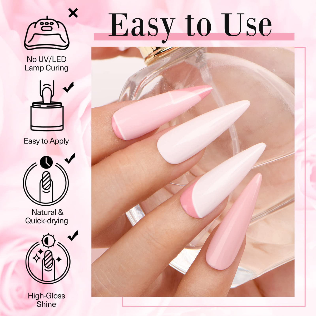 AZUREBEAUTY liquids and brush set arranged to show easy application and professional control