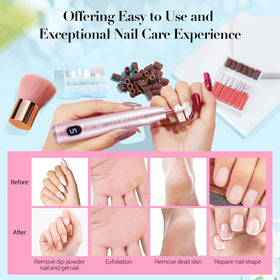 AZUREBEAUTY manicure in use showing at-home application for salon results