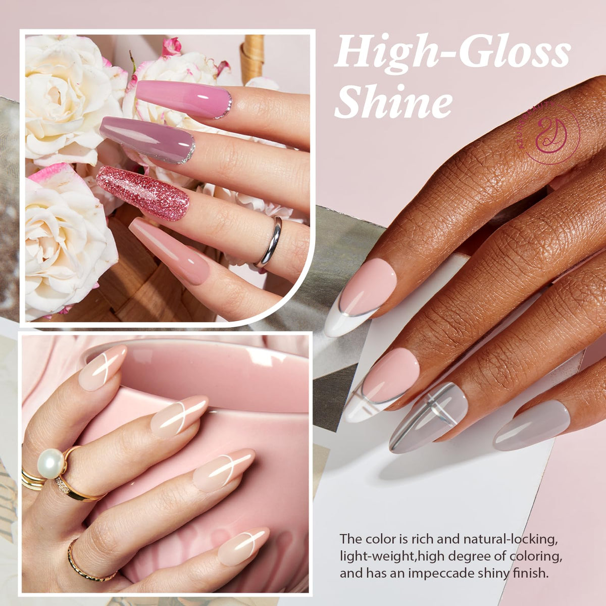 AZUREBEAUTY matte topcoat bottle detail demonstrating a modern low-shine finish