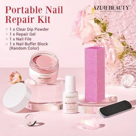 AZUREBEAUTY kit held in hand for size comparison and portability benefit