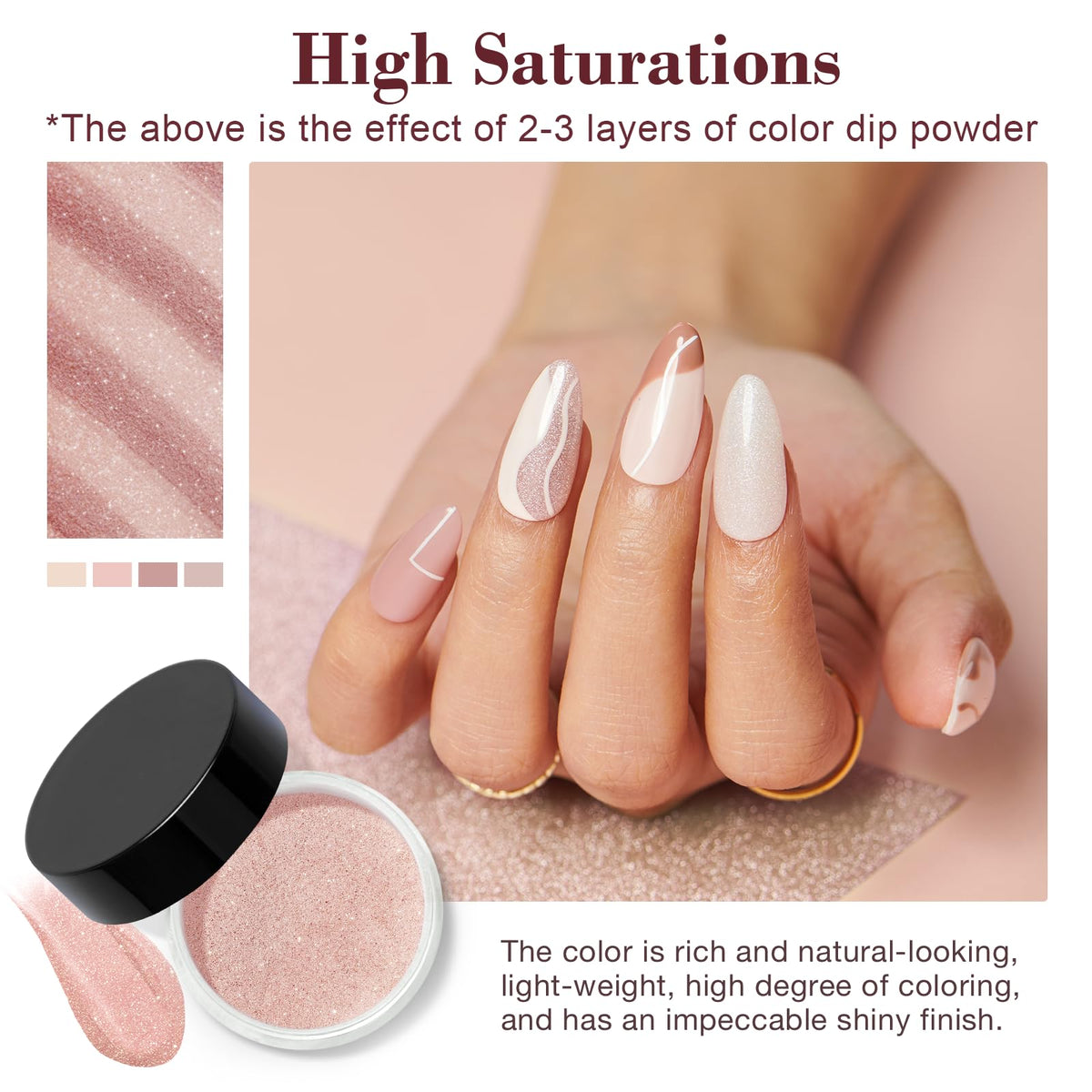 AZUREBEAUTY included brushes and nail file displayed for convenient use