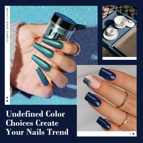 AzureBeauty manicure tools and tray included for neat, organized application