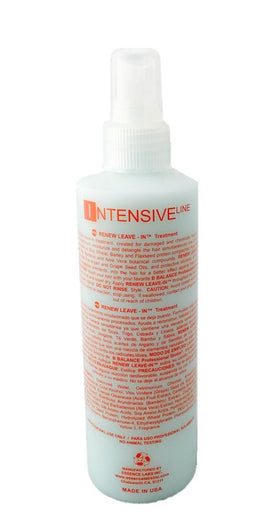 B Balance texture close-up of Renew Leave-In cream-gel demonstrating lightweight absorption