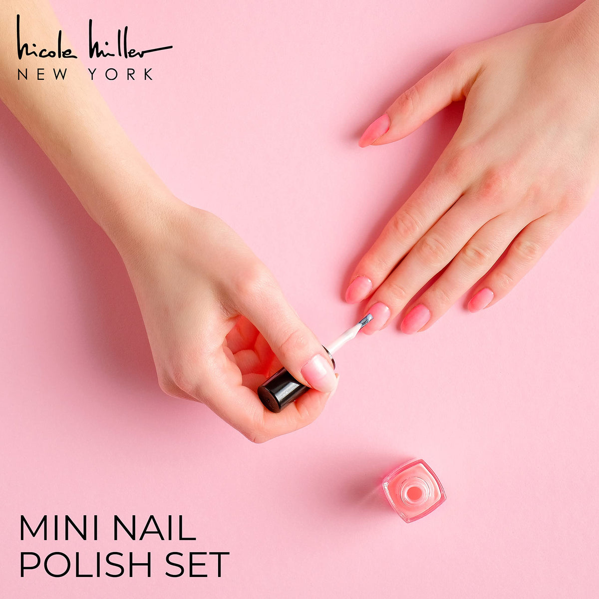 B.C BEAUTY CONCEPTS Nicole Miller hand applying polish for easy at-home manicure