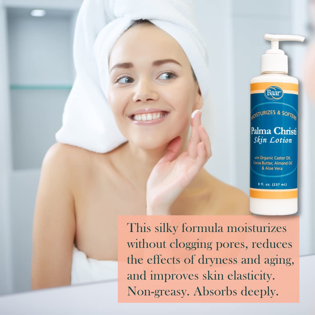 Baar castor oil ingredient bottle highlighting nourishing castor oil benefits